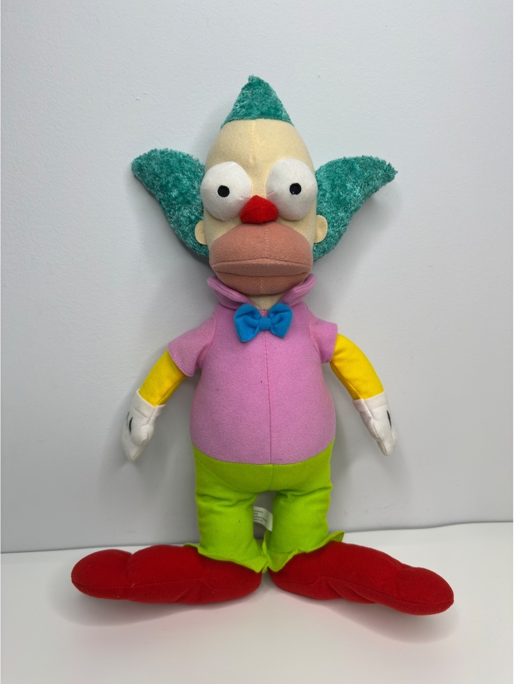 The Simpsons Krusty the Clown 15 Inch Plush Toy Factory 2016 Collectible